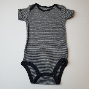 Carter's Boys Striped Onesie Size 9 Months Black